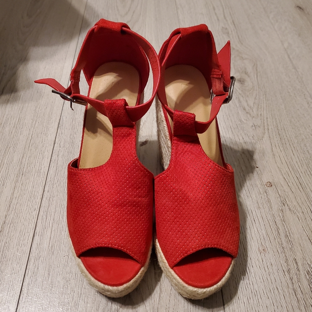 Red Espadrilles